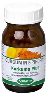 Produktbild von Sanatur Kurkuma Plus 60 Kapseln