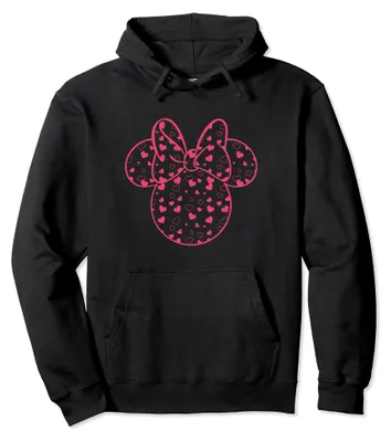 Productafbeelding van Disney Mickey en Vrienden, Minnie, Valentijnsdag, hartvormige, geribbelde hoodie