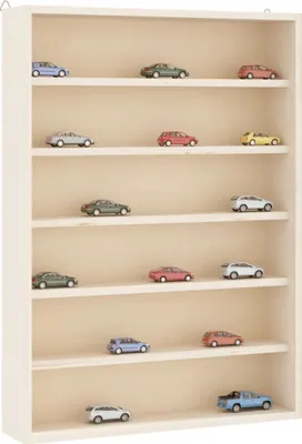 Produktbild von Möbel Sammlervitrine aus Holz mit 6 Regalen 40x8,5x55 cm - Wandregale 4017381