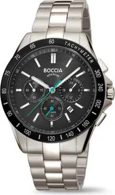 Produktbild von Boccia Herren Armbanduhr Sport 3733-03 Chronograph Titan