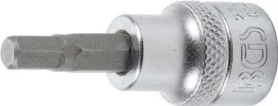 Image de BGS 2723 Douille à embout, 6 pans creux 7/32" x 48 mm, 10 (3/8)