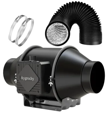 Rohrventilator 100 mm, EC-Motor, regelbar, für Belüftung