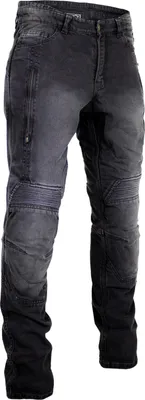 Produktbild von Herren Motorradjeans Bikerjeans mit Protektoren und Aramid Gewebe Motorrad Hose(W40 / L32,Anthrazit Grau)