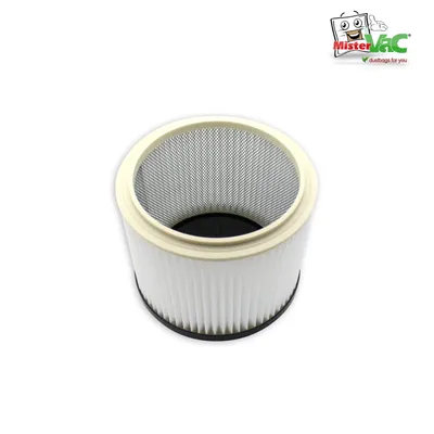 Produktbild von MisterVac Lamellenfilter Ersatzfilter kompatibel mit DEMA Nass- und Trockensauger NTS 45