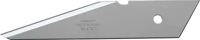 Image de OLFA CKB-2 - Lot de 2 lames double tranchant 105x20x1 mm argentées