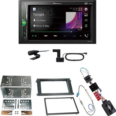 Produktbild von Pioneer DMH-A3300DAB USB Digitalradio Einbauset für Porsche Cayenne bis 2006