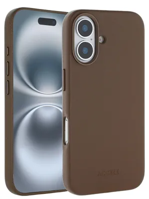 Immagine prodotto di Accezz MagSafe Leather Backcover iPhone 16 - Marrone caffè