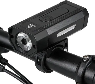 Immagine prodotto di Faro anteriore per bicicletta elettrico - 800 lumen - 5 livelli di luminosità - ricaricabile tramite USB - resistente all'acqua (IPX6) - ideale per uscite notturne, biciclette da città, da corsa e da montagna