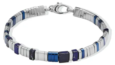Image de Bracelet de perles pour hommes avec lazurite MLJ577