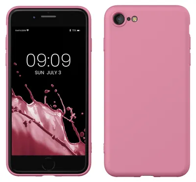 Produktbild von kwmobile Handyhülle für iPhone SE 2022 Hülle / iPhone SE 2020 / iPhone 8 / iPhone 7, für iPhone SE Hülle - Schutzhülle für kabelloses Laden - Case in