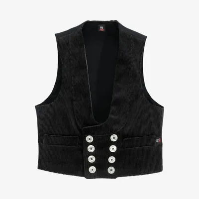 Produktbild von FHB HEINER Zunftweste Trenkercord schwarz Gr. 48