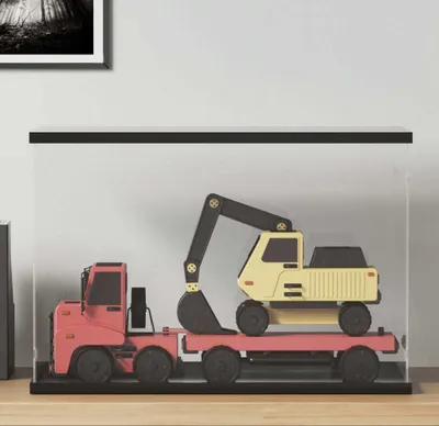 Produktbild von vidaXL Vitrine Transparent 56x36x37 cm Acryl