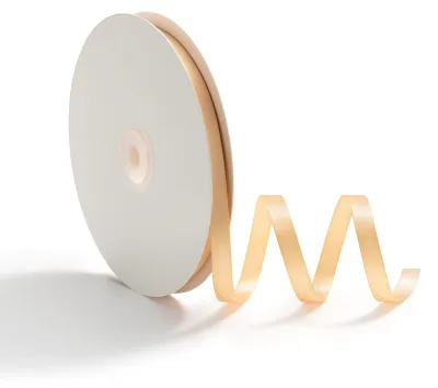 Productafbeelding van Satinband 1 cm breed - 45 meter goudkleurig cadeau- en decoratieband