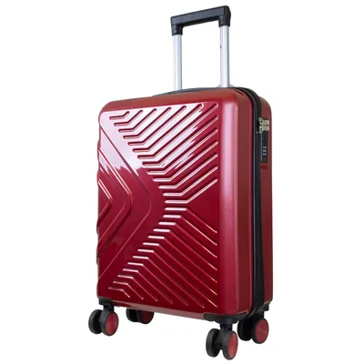 Produktbild von Hartschalenkoffer Bergamo Handgepäck 36L 55cm Kabinenkoffer mit 4 Rollen ABS/Polycarbonat rot