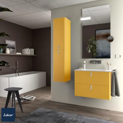Productafbeelding van Wandkast UNIIQ 800, 2 lades met soft-close sluiting, afmetingen: 797 x 540 x 450 mm