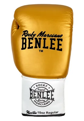 Image de Gants de boxe en cuir NEWTON Gold/White/Black 10 oz L BENLEE