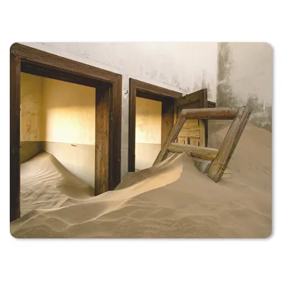 Produktbild von MuchoWow® Mauspad Mousepad Sand - Architektur - Wüste - Tür 23x19 cm - Mousepads - Maus Mat - Pad - Mausunterlage - Schreibtischunterlage - Mauspad