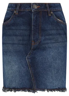 Image de Urban Classics - Mini-jupe épaisse pour femmes TN460 (26R) (nouveau bleu foncé délavé)
