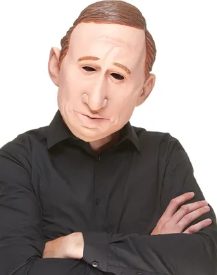 Immagine prodotto di Maschera divertente in lattice Vladimir pelle-marrone - Taglia unica