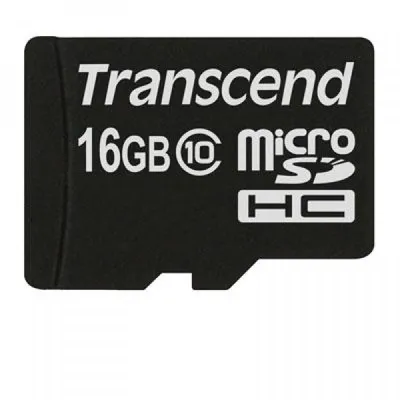 Immagine prodotto di Scheda di memoria flash Transcend - 16 GB - Classe 10