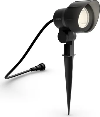 Produktbild von Philips Bodenspots/Erdspieße Bodenspots/Erdspieße 6 W, Außenspotbeleuchtung, Schwarz, Metall, IP44, Terrasse, Garten, III