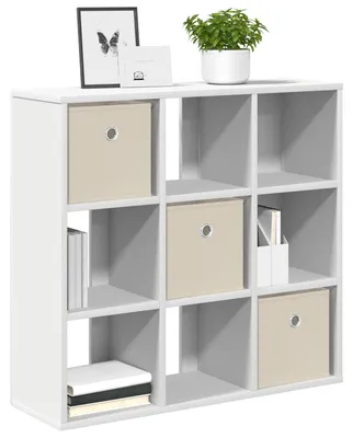 Image de Buffet à tiroirs vidaXL, blanc, 73,5 x 24 x 69,5 cm