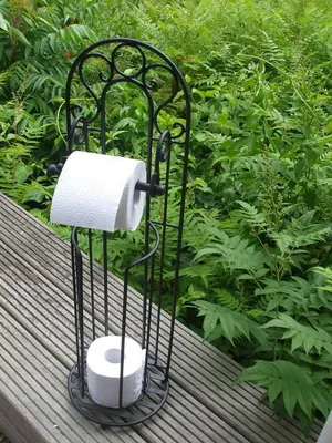 Produktbild von Toilettenrollenständer WC-Rollenständer Ersatzrollenhalter Rollenablage