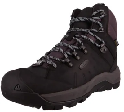 Image de Keen Femmes Bottes d'hiver Bottes Chaussures de randonnée Chaussures d'hiver Revel IV Mid Polar 1023631 Gris Black/Harbor Grey Cuir et textile avec KEEN-Polar & EVA gris S24-0041799