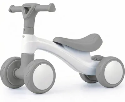 Productafbeelding van Edibaby, loopfiets voor kinderen vanaf 1 jaar, speelgoed voor 12-24 maanden, loopfiets voor jongens en meisjes, cadeau-idee voor de eerste verjaardag (grijs)