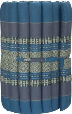Obrázok produktu pre Jemné Asianliving thajská rohožka rolovateľná kapok výplň 190x50x4,5cm thajský vankúš meditácie mat Kapok matrac 301-P03