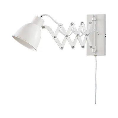 Produktbild von Lindby Wandleuchte Merle, weiß, 60 cm, Leselampe, ausziehbar