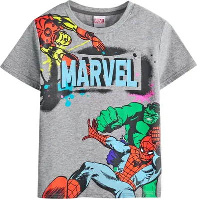 Obrázok produktu pre Marvel Avengers - tričko pre chlapcov NS8186 (104) (sivé)