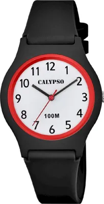 Image de Calypso Jeunesse Montre analogique K5798/6 Casual Montre plastique noire UK5798/6