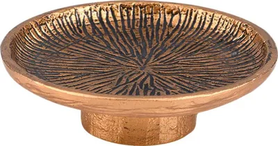 Produktbild von Alu Räucherschale Ø16cm Weihrauchschale Goldanthrazit Weihrauch Räucherwerk