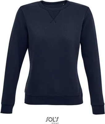 Produktbild von SOLs 03104 | Damen Sweat WomenŽs Round Neck Sweatshirt Sully - Farbe: French Navy - Größe: XS