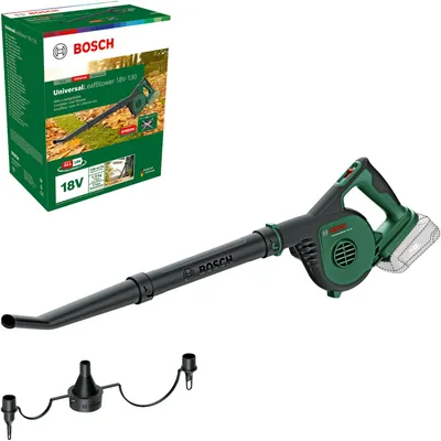 Productafbeelding van BOSCH Home & Garden 06008A0601 ACTIE: BOSCH Home & Garden universele bladblazer 18V-130, een accubladblazer van 18,0 V, zonder accu, met een bonus na registratie