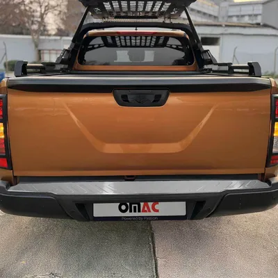 Obrázok produktu pre Ochrana nárazníka pre Nissan Navara 2016-2025 Brúsený chróm