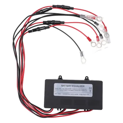 Image de Equilibreur de batterie,Equilibreur de tension de batterie,Equilibreur de tension de batterie à affichage LED,Equilibreur de tension de batterie 48V,Equilibreur de batterie 4x12V,Equilibreur de batterie avec prévention de l'inversion de polarité
