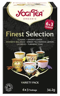 Obrázek produktu pro Yogi Tea® Finest Selection Čaj Nejlepší výběr (18ks), 50470