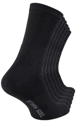 Produktbild von Stark Soul® 6 Paar Tennissocken, Frotteesocken 43-46 schwarz