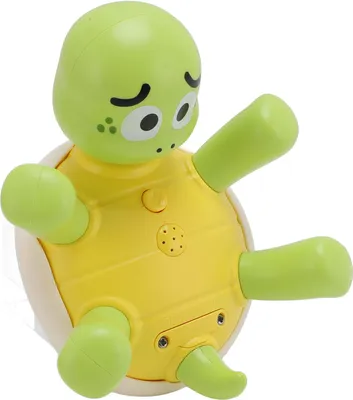 Immagine prodotto di Tartaruga elettrica spruzzatrice d'acqua per bambini, giocattolo da bagno con 5 anelli per il bagno