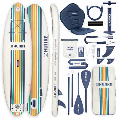 Image de Paddle Gonflable Adulte 10’ Convertible en Kayak. Stand Up Paddle, Jusqu’à 130 kg
