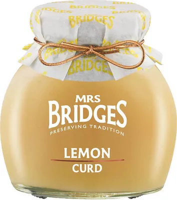 Produktbild von Mrs. Bridges Lemon Curd Traditioneller englischer Brotaufstrich 340g