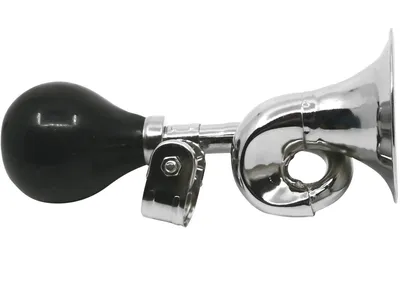 Produktbild von Retro Fahrrad Hupe Horn Ballhupe in Silber