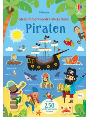 Obrázok produktu pre Mein Immer-wieder-Stickerbuch: Piraten