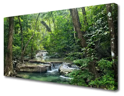 Produktbild von Tulup Leinwand-Bilder 100x50 Wandbild Canvas Kunstdruck Wald Natur