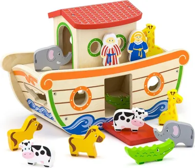 Produktbild von Viga Formsortierer Arche Noah, Maße 34x25,5x16,5 cm, 1 Stück