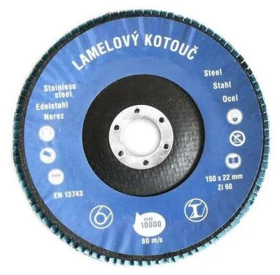 Image de Meule à disque Ø 150 x 22 mm, P60, Zirkon Klasik