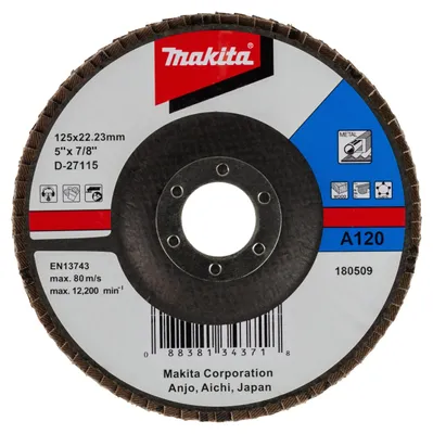 Produktbild von Makita Fächerschleifscheibe 125mm A120