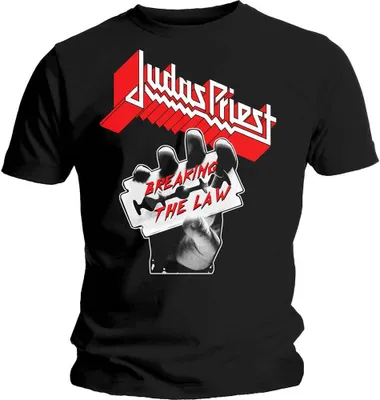 Produktbild von Judas Priest Breaking The Law Black M T-Shirt